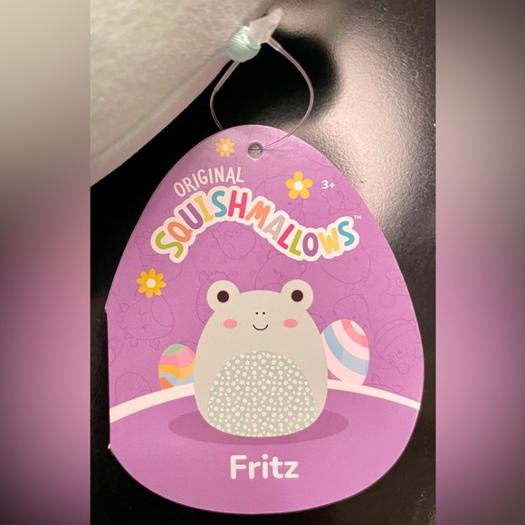 Squishmallow Fritz the Frog 5” Green Plush Gift Flower Pattern - Picture 5 of 6